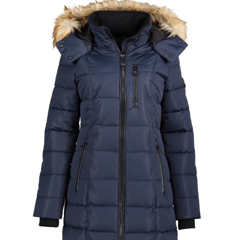 NOIZE “Hannah” Faux Fur Removable Hood Parka LG